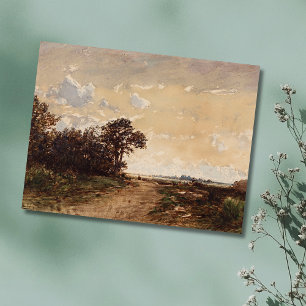La Forêt de Fontainebleau Aux Environs de Barbizon Postkarte