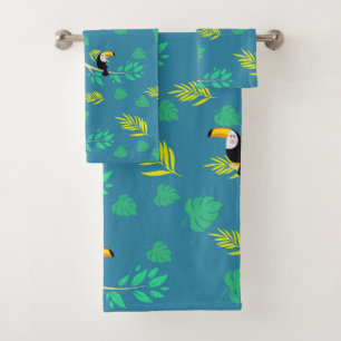 La forêt tropicale du Toucan bleu et vert
