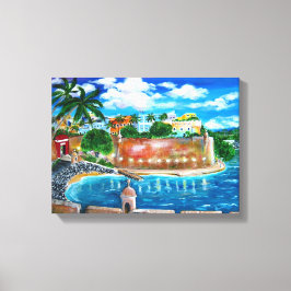 La Fortaleza, San Juan, Puerto Rico Canvas Print Leinwanddruck