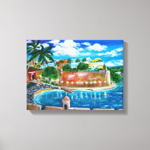 La Fortaleza, San Juan, Puerto Rico Canvas Print Leinwanddruck