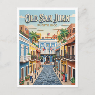 La Fortaleza San Juan Puerto Rico Postkarte