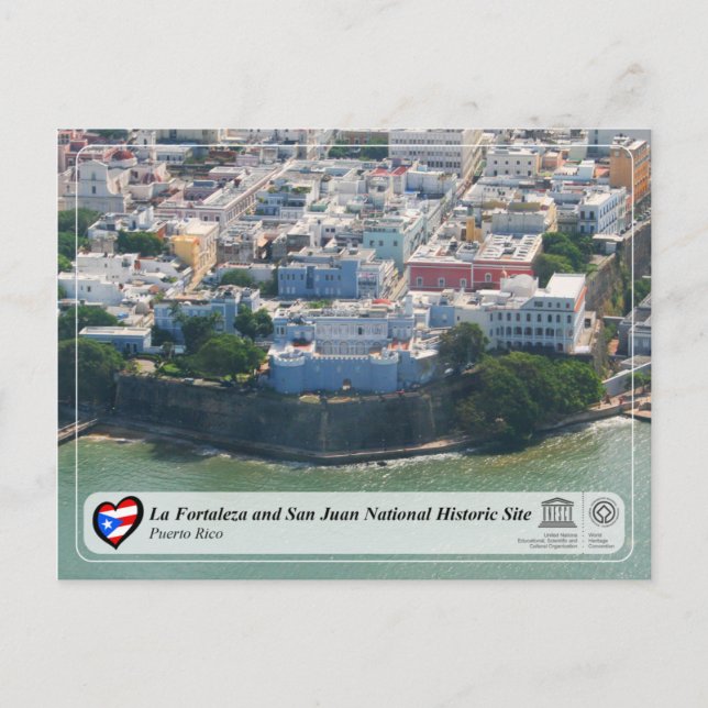 La Fortaleza und San Juan National Historic Site Postkarte (Vorderseite)
