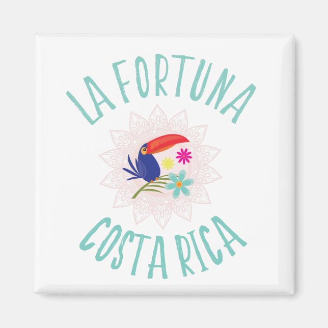 La Fortuna Costa Rica Toucan Souvenir Magnet (Vorne)