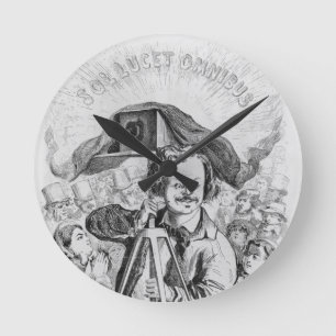 "La Fotografie, Nadar (1820-1910) Le großartig Runde Wanduhr