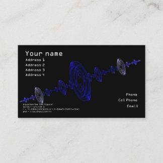 La fractale laisse tomber le carte de visite