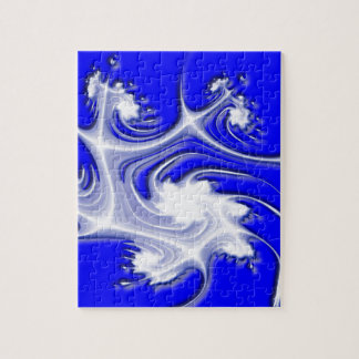 La fractale royale de glace fleurit le puzzle