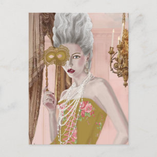 La FRAGE c'est voulez-vous postcard Postkarte