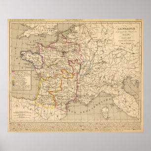 La France 1270 a 1328 Poster