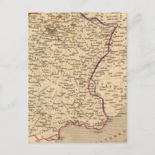 La France 1814 a 1840 Postkarte