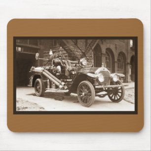 La France Feuerwehrfahrzeug 1924 Mousepad