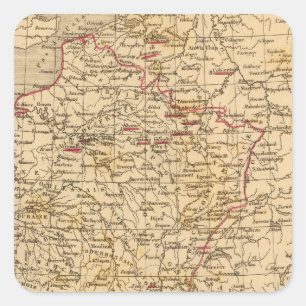 La Frankreich 1774 1793 Quadratischer Aufkleber