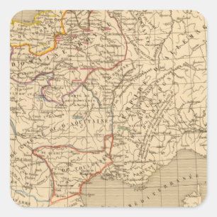 La Frankreich 996 1108 Quadratischer Aufkleber