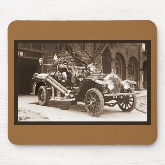 La-Frankreich-Löschfahrzeug 1924 Mousepad (Vorne)