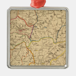 La-Frankreich sous les enfans de Clovis Silbernes Ornament