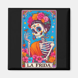 La Frida Dia De Los Muertos Tag Der Toten Hallowee Magnet