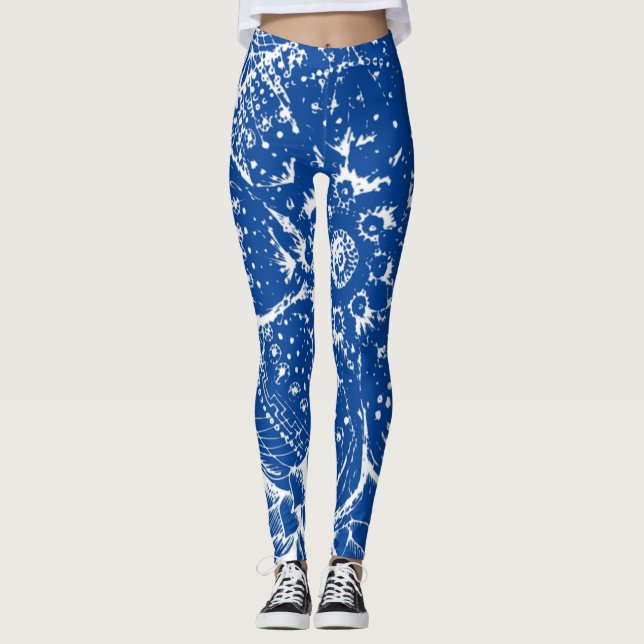La fuente blu leggings (Vorderseite)
