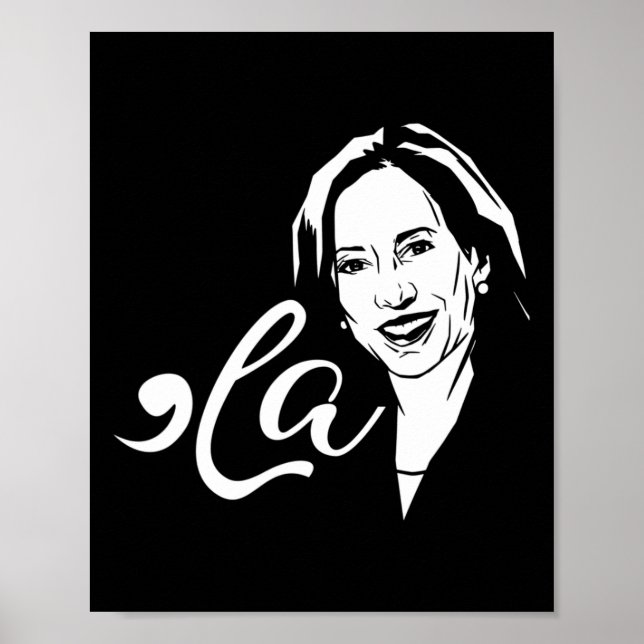 La Funny Kamala Harris Poster (Vorne)