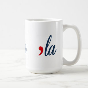 "LA für Kamala Harris. weiß, rot, blau Kaffeetasse