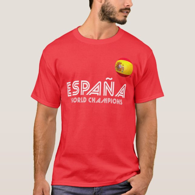 La Furia Roja - Spanien-Fußball T-Shirt (Vorderseite)