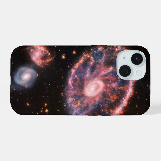 La Galaxie Cartwheel Et Ses Galaxies Compagnons. (Verso Horizontal)