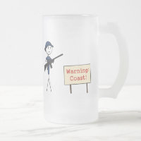 La garde côtière "avertissant : Côte !" Tasse