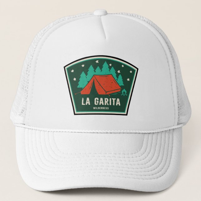 La Garita Wilderness Colorado Camping Truckerkappe (Vorderseite)