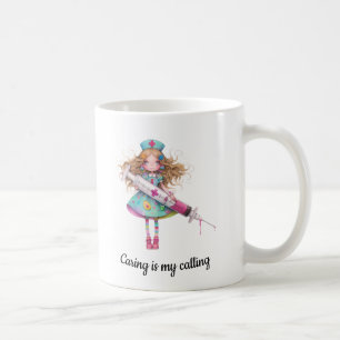 La gentillesse est mon appel – Tasse pour infirmiè