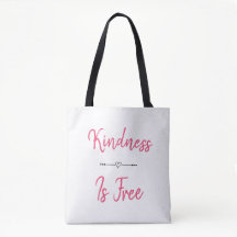La gentillesse est sac fourre-tout libre