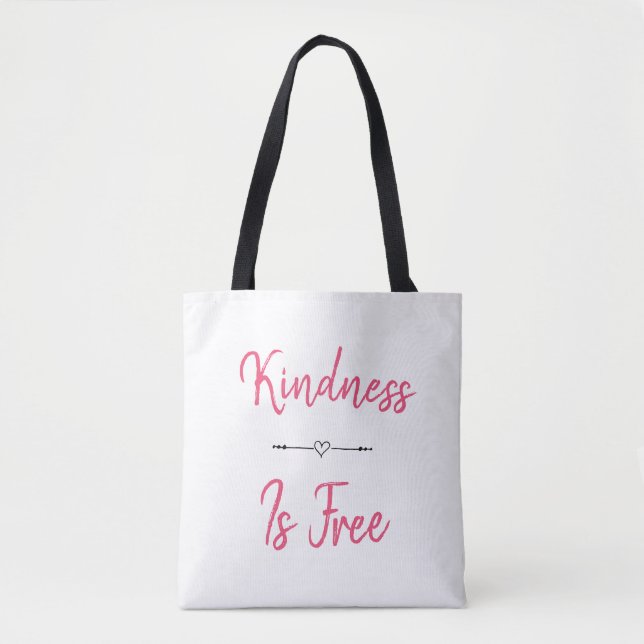 La gentillesse est sac fourre-tout libre (Devant)