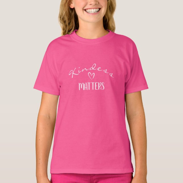 La Gentillesse, Sois Gentillesse, T-shirt Rose (Devant)
