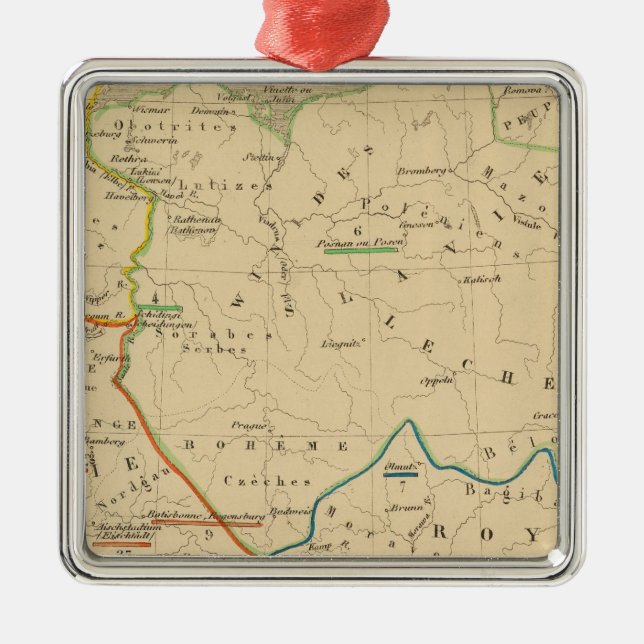 La Germanie 511 a 741 Silbernes Ornament (Vorne)