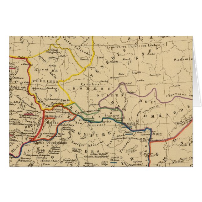 La Germanie a la fin du 5e siecle (Vorderseite (Horizontal))