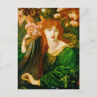La Ghirlandata von Dante Gabriel Rossetti Postkarte