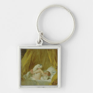 "La Gimblette", Mädchen mit einem Hund, c.1770 ( Schlüsselanhänger