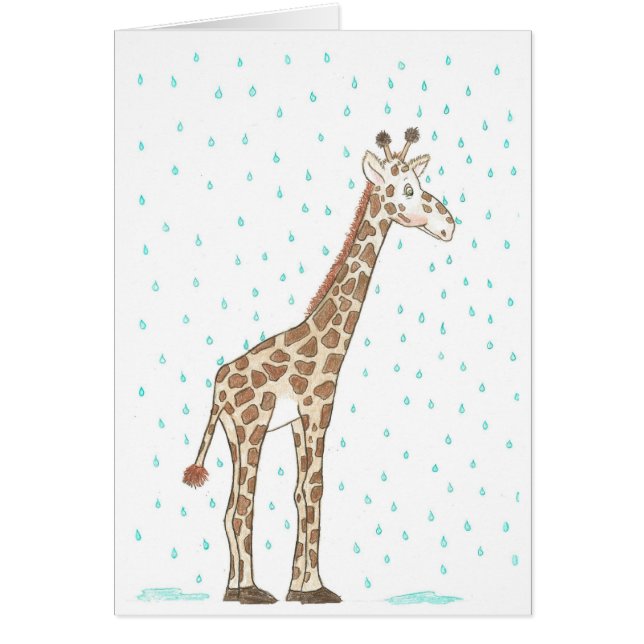 La girafe sous la pluie (Devant)
