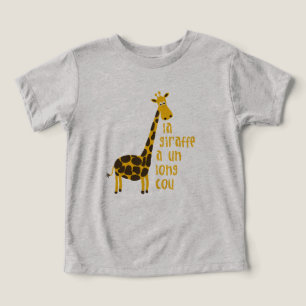 la girafe un long cou bébé