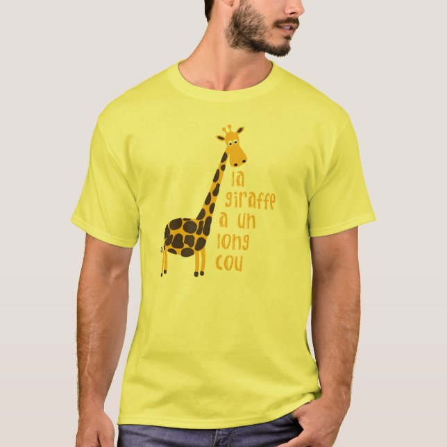 la giraffe a un long cou T-Shirt (Vorderseite)