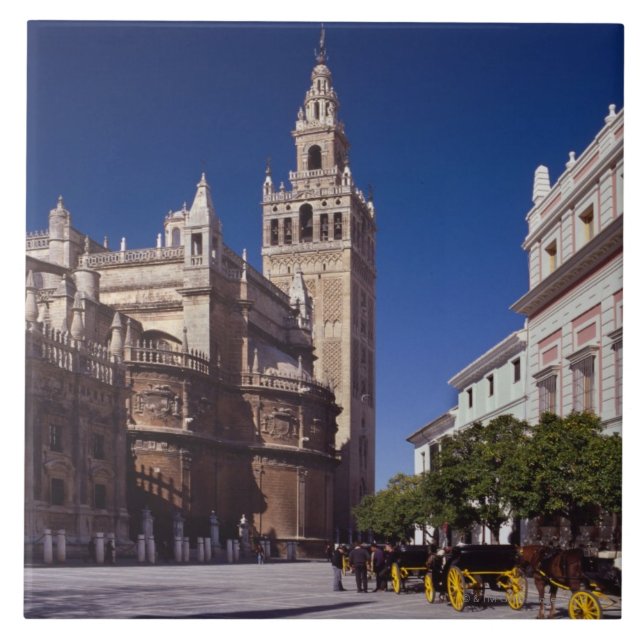 La Giralda Sevillas, Spanien | Fliese (Vorderseite)