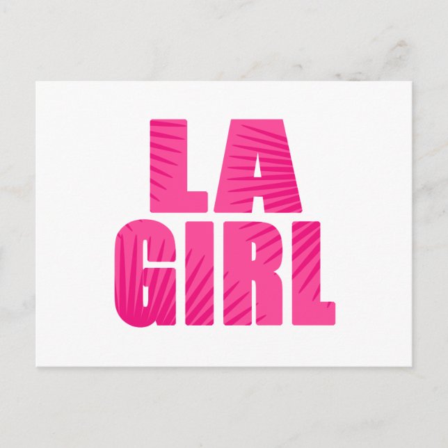 LA Girl Postkarte (Vorderseite)