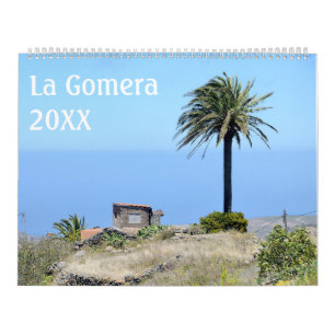 La Gomera, Îles Canaries Calendrier 12 mois