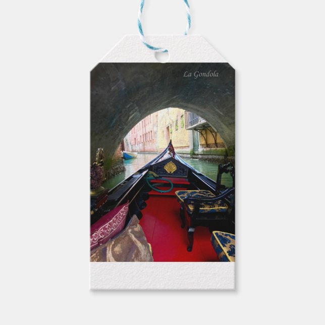 La Gondola Geschenkanhänger (Vorderseite)
