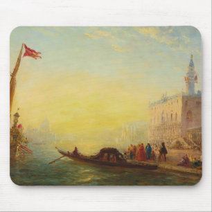 La Gondole, Quai des Esclavons, Félix Ziem Mousepad