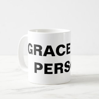 "La grâce est une personne" Mug classique