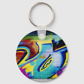 LA Graffiti in Parking Lot_Mod lrg2 Schlüsselanhänger