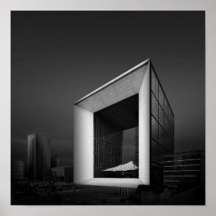 La Grande Arche de la Fraternite, Paris, Poster