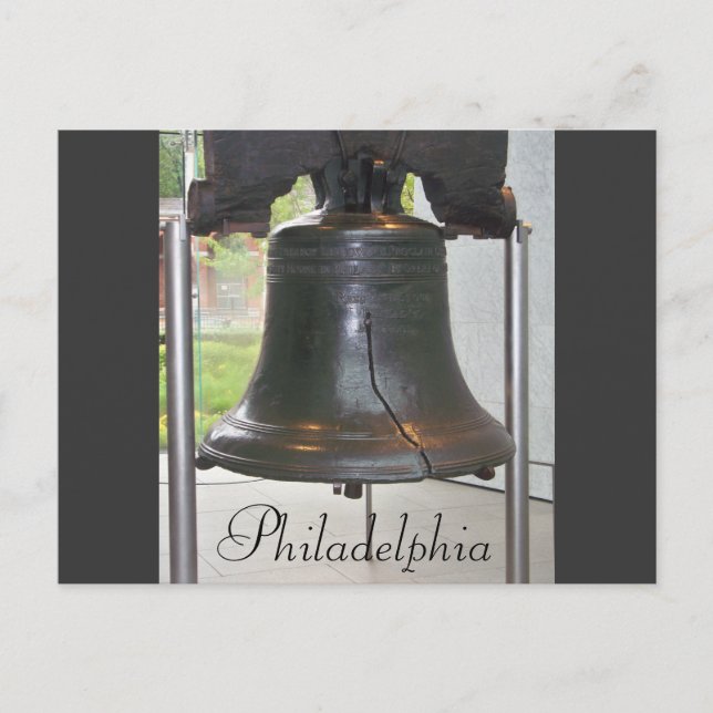 La grande carte postale Bell de Philadelphie (Devant)