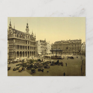 La Grande Place, Brüssel, Belgien Postkarte