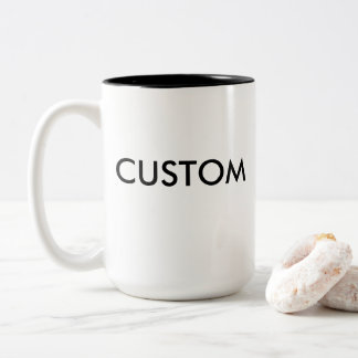 La grande tasse 15oz à deux tons faite sur