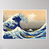 La Grande Vague au large de Kanagawa, Poster