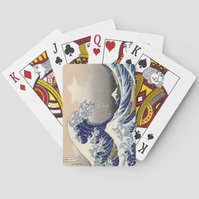 La Grande Vague Cartes De Jeu (dos)